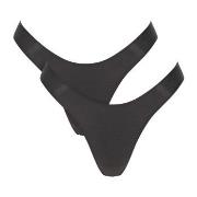 Sloggi Trosor 2P ZERO Feel 2 0 Tiny Tanga C2P Svart Large Dam