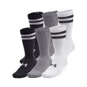 Under Armour Strumpor 6P Essential Crew Socks Flerfärgad polyester Med...