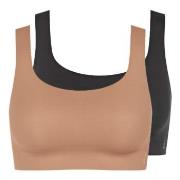 Sloggi BH 2P ZERO Feel 2 0 Top C2P Flerfärgad X-Large Dam