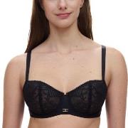 Chantelle BH Origins Lace Unlined Demi Bra Svart nylon C 75 Dam