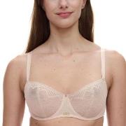 Chantelle BH Origins Lace Unlined Demi Bra Beige nylon D 90 Dam
