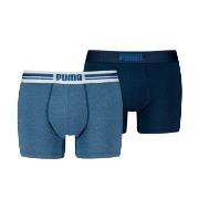 Puma Kalsonger 2P Everyday Placed Logo Boxer Jeansblå bomull X-Large H...