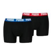 Puma Kalsonger 2P Men Everyday Basic Boxer Svart/Röd bomull Medium Her...