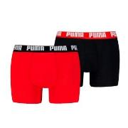 Puma Kalsonger 2P Men Everyday Basic Boxer Röd/svart bomull Medium Her...