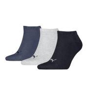 Puma Strumpor 3P Sneaker Socks Marin/Grå Strl 47/49