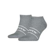 Levis Strumpor 2P Organic Cotton Ankle Sock Grå Strl 43/46
