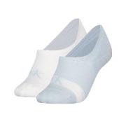 Calvin Klein Strumpor 2P Glossy High Cut Footie Socks Vit/Blå Strl 35/...