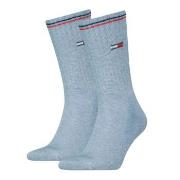Tommy Uni TJ Iconic Crew Socks Strumpor 2P Ljusblå Strl 39/42