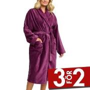 Damella Unisex Torekov Robe Plommon bomull X-Small Dam