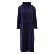 Damella Velour Cosy Dress Marin Medium Dam