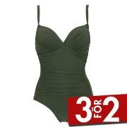 Damella Miranda Swimsuit Mörkgrön B/C 38 Dam