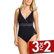 Damella Sandra Chlorine Resistant Swimsuit Svart polyamid 44 Dam