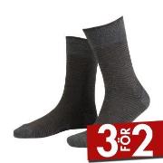 Amanda Christensen Strumpor True Stripe Ankle Sock Grå Strl 47/50