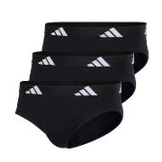 adidas Kalsonger 3P Active Flex Cotton Brief Svart bomull Medium Herr