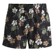 BOSS Badbyxor Piranha Swim Shorts Svart Mönster polyester X-Large Herr