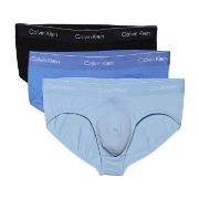 Calvin Klein Kalsonger 3P Icon Cotton Briefs Svart/Blå bomull Medium H...