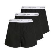 Calvin Klein Kalsonger 3P Slim Boxers Svart bomull 4XL Herr