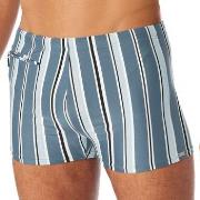 Schiesser Badbyxor Aqua Classic Swim Shorts Blå/Ljusblå Large Herr