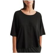 Marc O Polo Lounge Cropped Top Svart bomull Large Dam