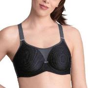 Anita BH Active Underwire Sports Bra Svart/Grå D 85 Dam