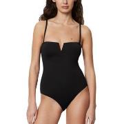 Marc O Polo Bandeau Swimsuit Svart X-Small Dam