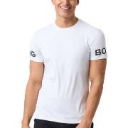 Björn Borg Performance Tee Vit polyester Small Herr
