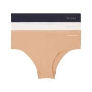 Tommy Hilfiger Trosor 3P Logo Hipsters Flerfärgad Large Dam