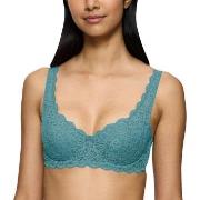Triumph BH Amourette Wired Bra With Lace Turkos C 70 Dam