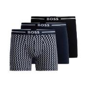 BOSS Kalsonger 6P Bold Design BoxerBr Svart/Blå bomull Small Herr