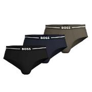 BOSS Kalsonger 6P Bold Design Hip Brief Svart/Grön bomull XX-Large Her...