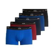 BOSS Kalsonger 10P Essential Trunk Blå/Röd bomull Small Herr