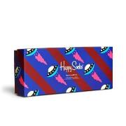 Happy socks Strumpor 4P Navy Gift Box 650 Flerfärgad Strl 41/46