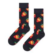 Happy socks Strumpor Strawberry Sock Svart Strl 36/40