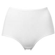 Trofe Cotton Midi With Elastan Trosor Vit bomull X-Large Dam