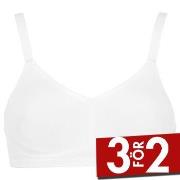 Damella BH Carla Soft Bra Vit polyester B 80 Dam