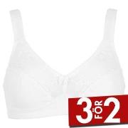 Damella BH Felice Soft Bra Vit bomull A 80 Dam