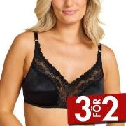 Damella BH Vera Soft Bra Svart polyester F 95 Dam