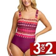 Damella Patricia Swimsuit Rosa Mönstrad 42 Dam