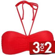 Damella Olivia Textured Padded Bikini Bra Röd nylon 46 Dam