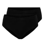 Pierre Robert Trosor Cotton Brief Wmn Svart bomull Medium Dam