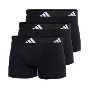 adidas Kalsonger 3P Active Flex Cotton Trunk Svart bomull Large Herr