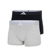 adidas Kalsonger 2P Active Flex Cotton Body Trunk Svart/Grå bomull Lar...