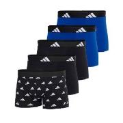 adidas Kalsonger 5P Active Flex Trunks Svart/Blå bomull Large Herr