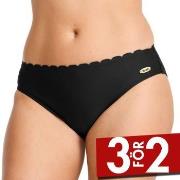 Damella Emily Wavy Bikini Brief Svart 48 Dam