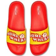 Happy Socks Sunny Day Pool Slide Röd/Gul Strl 38/39