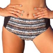 Wiki Puerto Rico Swim Midi Shape Brun mönstrad 38 Dam