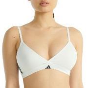 adidas BH Sport Active 3 Stripes Triangle Bralette Vit bomull Medium D...