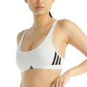 adidas BH Sport Active Essentials 3 Stripes Bralette Vit bomull Small ...