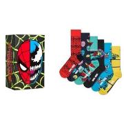 Happy socks Strumpor 6P Marvel Spider Man and Venom Gift Set Svart mön...