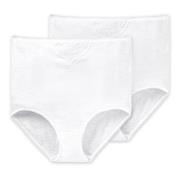 Schiesser Trosor 2P Essentials Cotton Maxi Embroidery Vit bomull 5XL D...